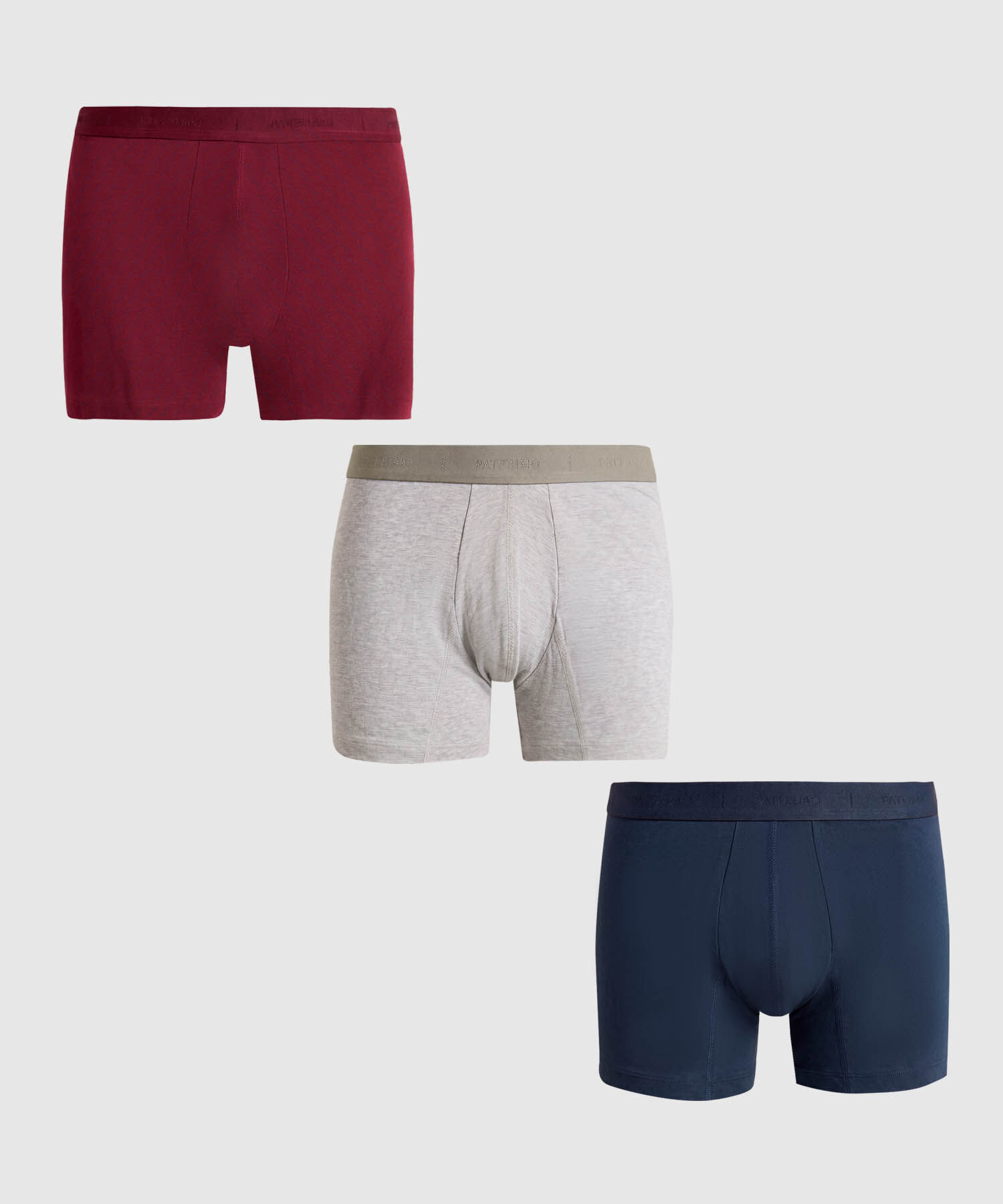 Pack x3 B&oacute;xers Medio Anat&oacute;micos para Hombre