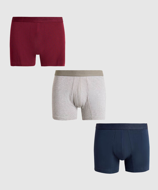Pack x3 B&oacute;xers Medio Anat&oacute;micos para Hombre