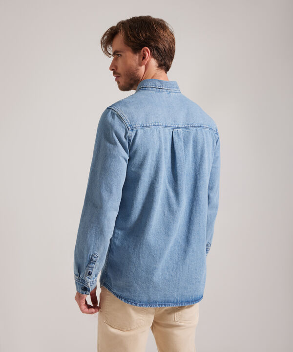 Camisa Manga Larga Regular Fit, Con Boton Down