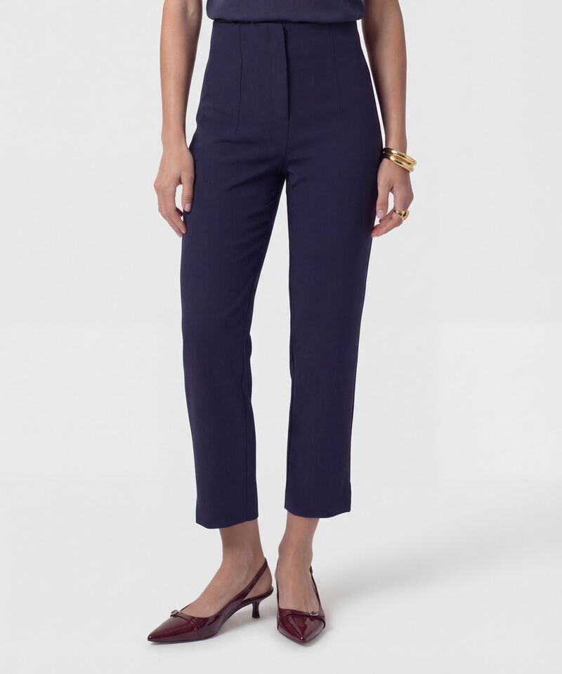 Pantal&oacute;n Clasico De Tiro Alto Para Mujer