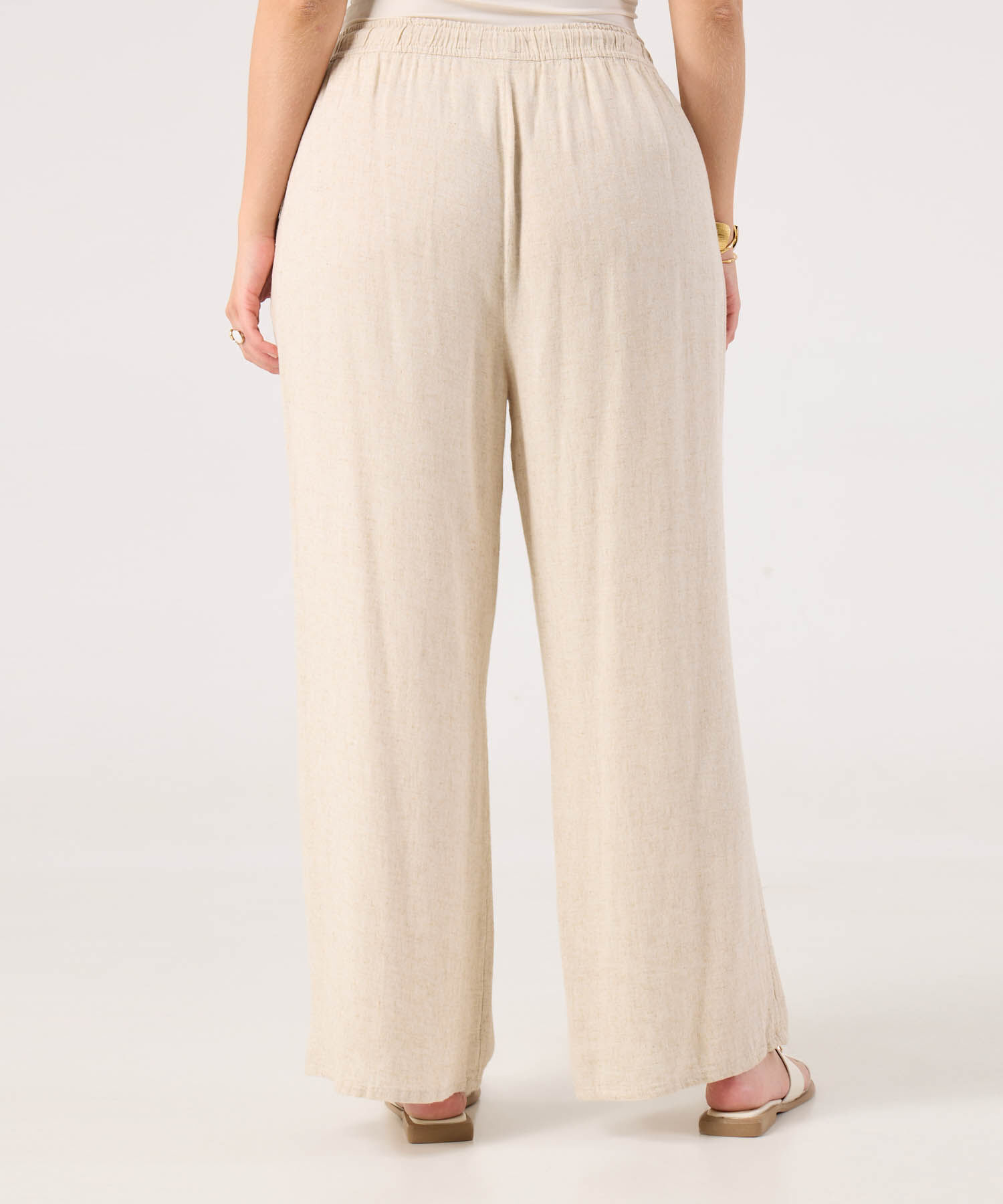 Pantalon Con Elastico En Pretina Para Mujer