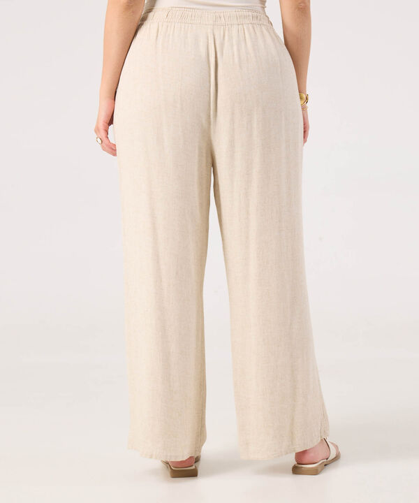 Pantalon Con Elastico En Pretina Para Mujer