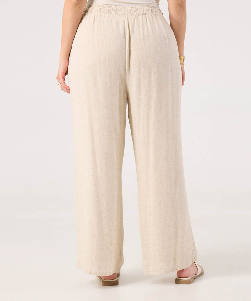 Pantalon Con Elastico En Pretina Para Mujer