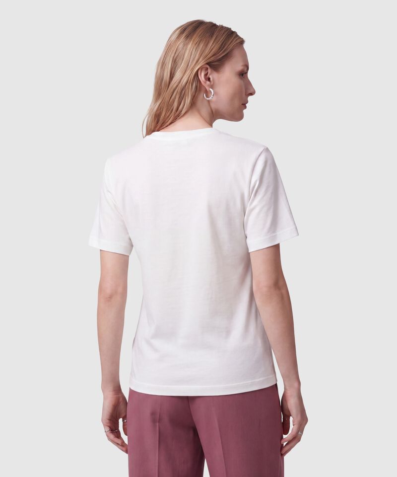 Camiseta Estampada De Manga Corta Para Mujer