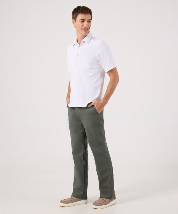 Camisa Texturizada Con Bolsillo image number null