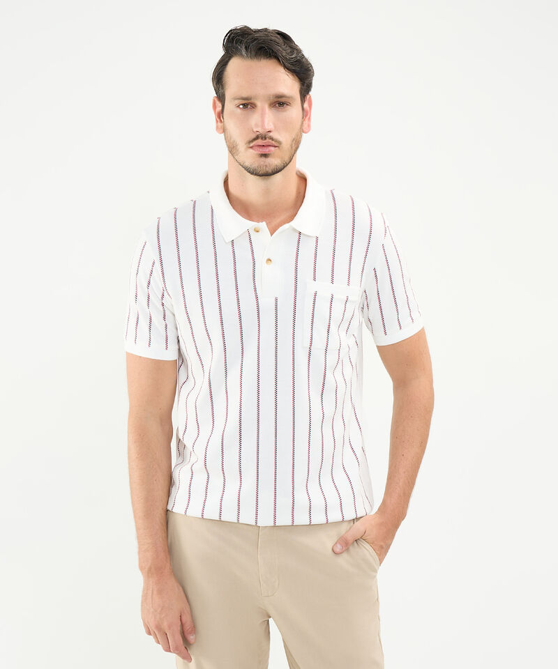 Polo Tejida con Rayas