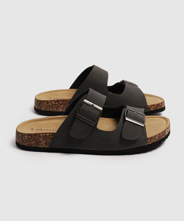 Sandalias En Efecto Cuero image number null