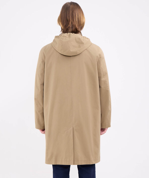 Chaqueta Larga Con Capota 