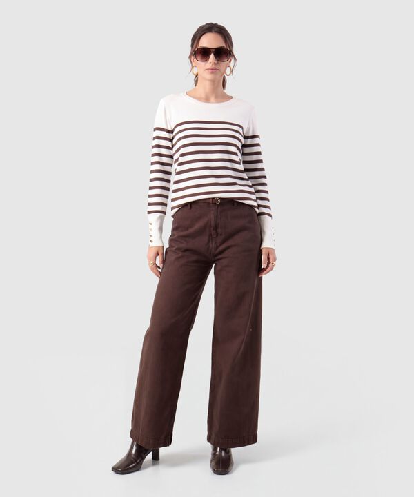 Saco Tejido Botones Pu&ntilde;o Para Mujer