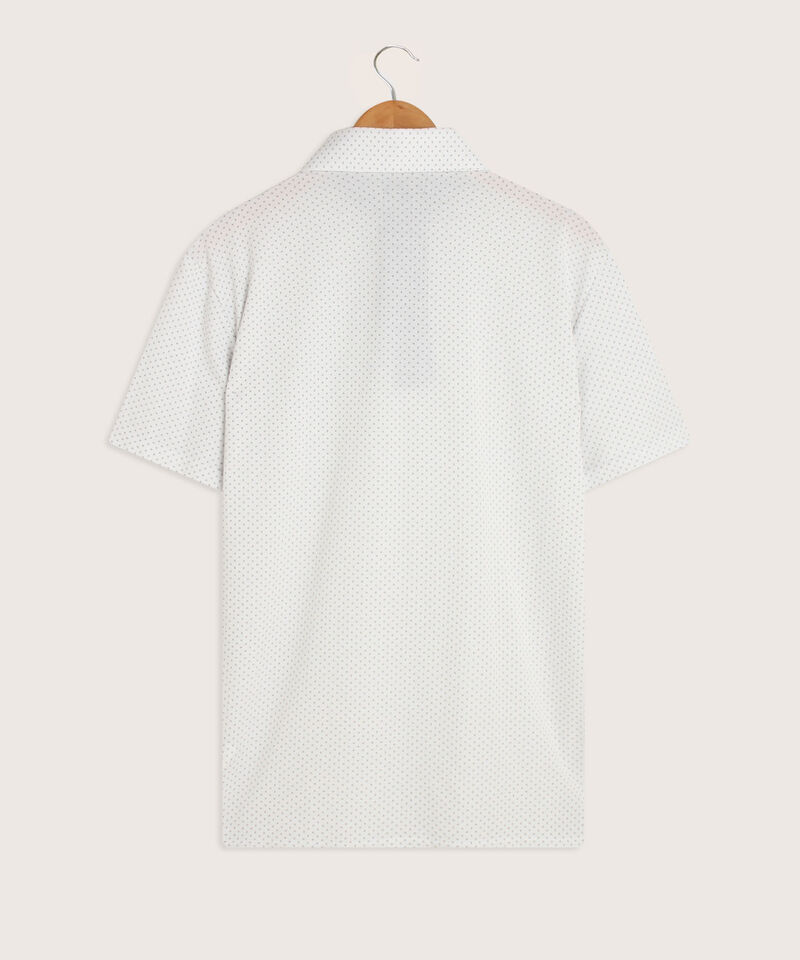 Polo Estampada Cuello Duro