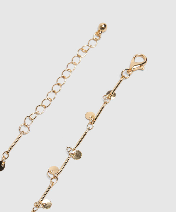 Collar Delgado Con Dijes Mujer