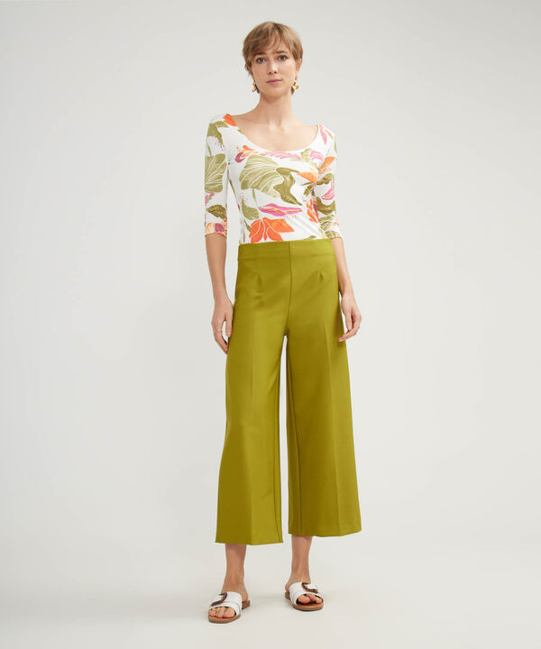 Pantalón Culotte Unicolor image number null