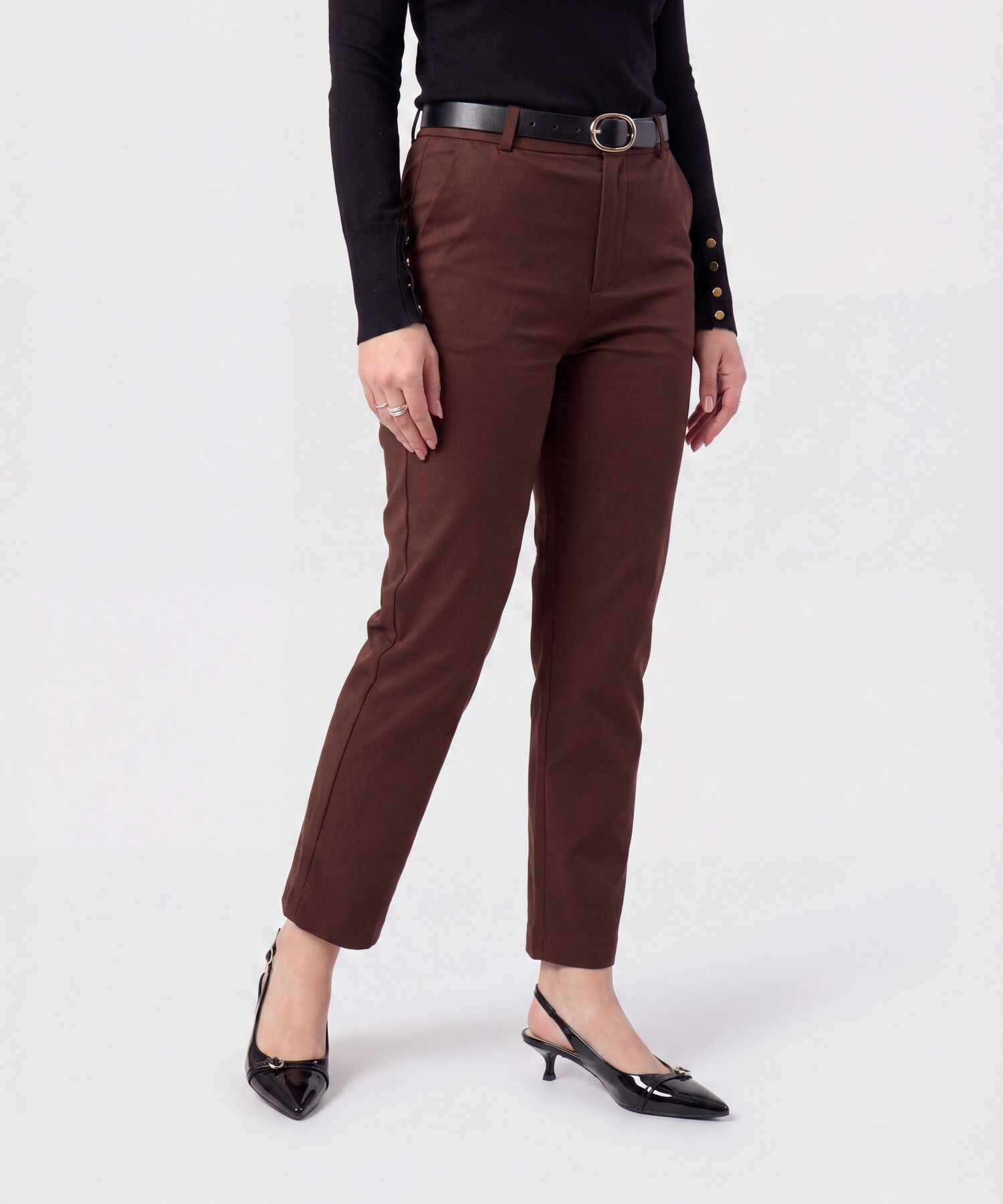 Pantal&oacute;n Chino con Pasadores Para Mujer