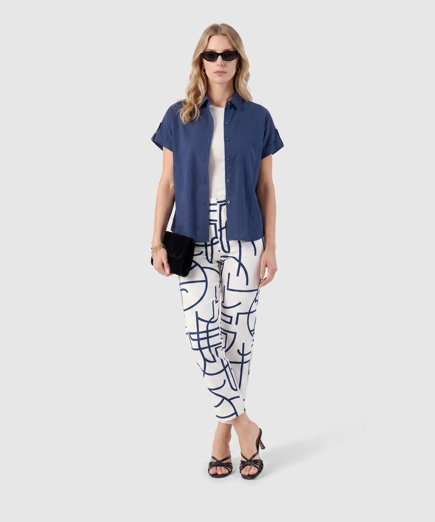 Pantal&oacute;n Ajustado Tobillero Para Mujer