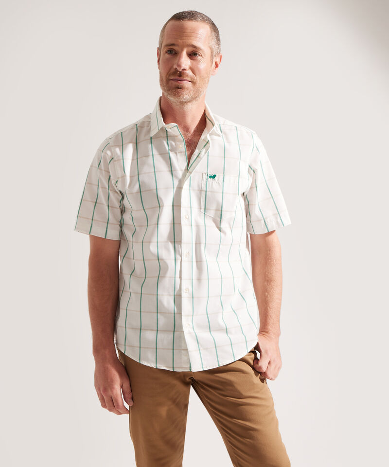 Camisa a Cuadros Manga Corta