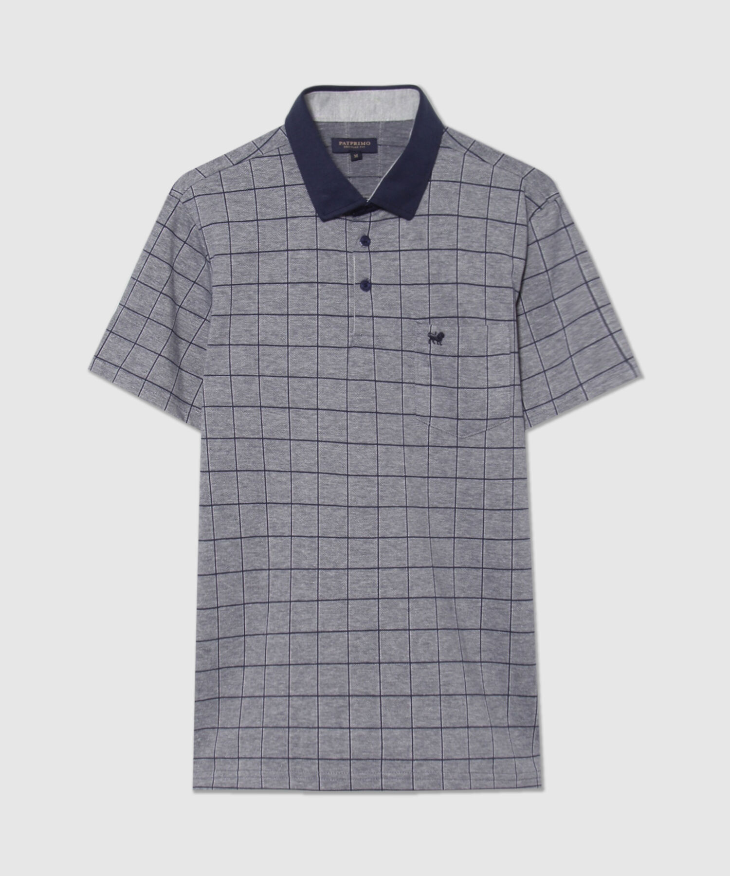 Polo Cuello Duro a Cuadros
