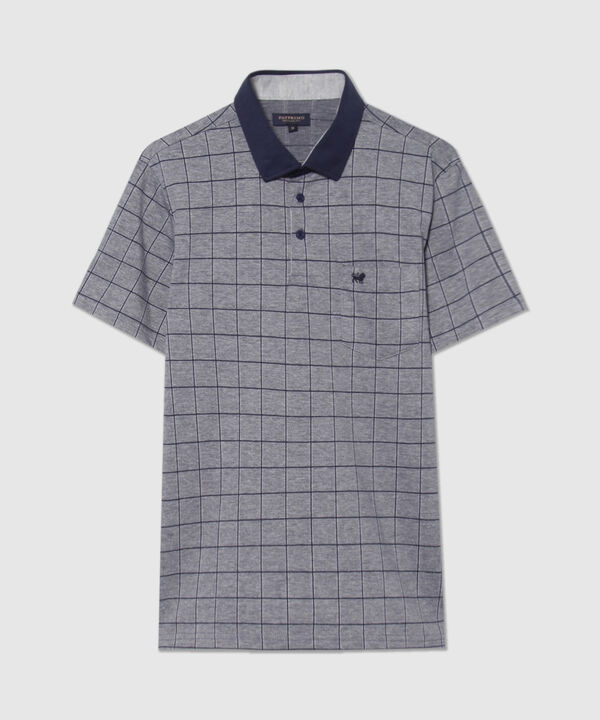 Polo Cuello Duro a Cuadros