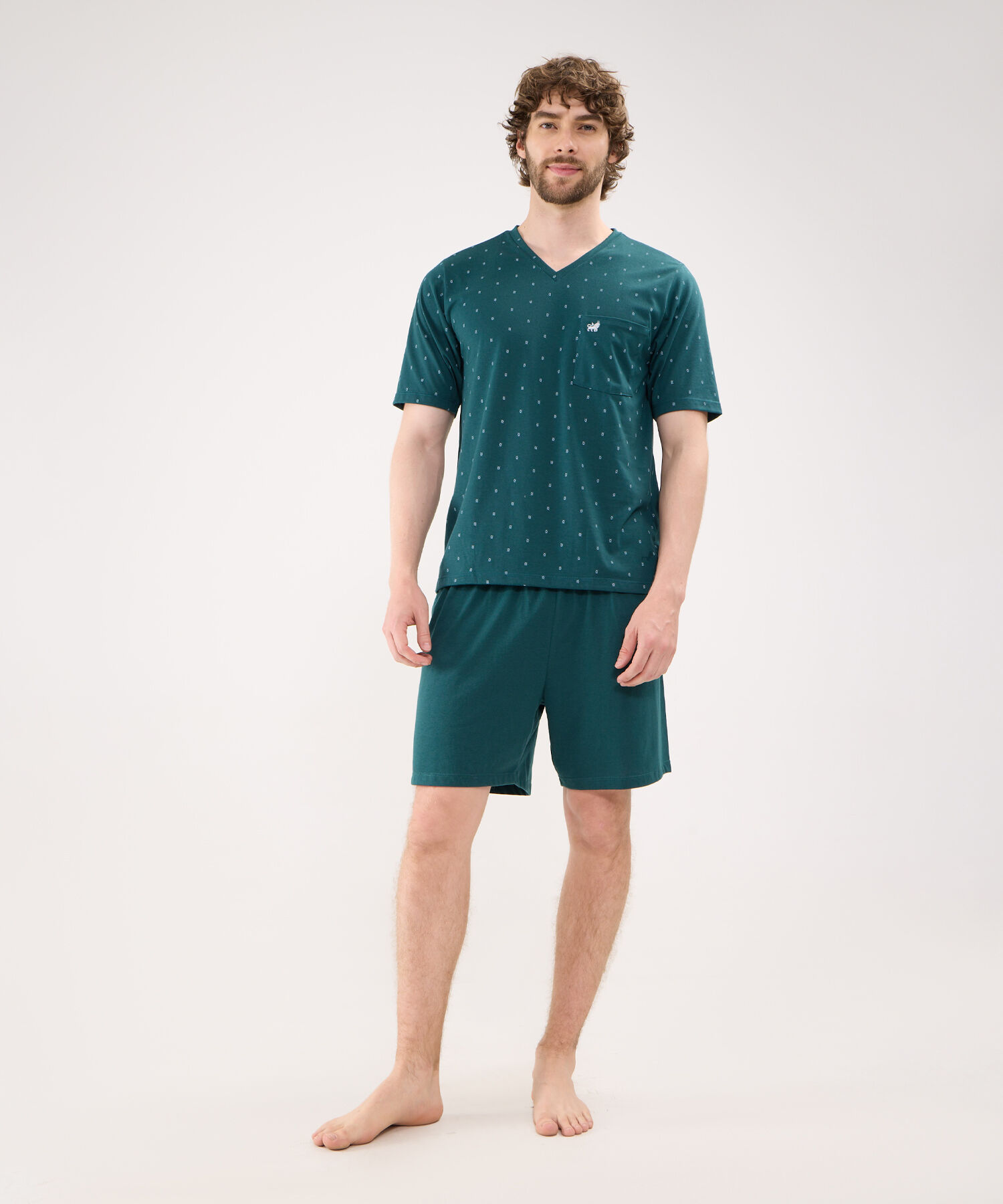 Conjunto de Pijama Manga Corta