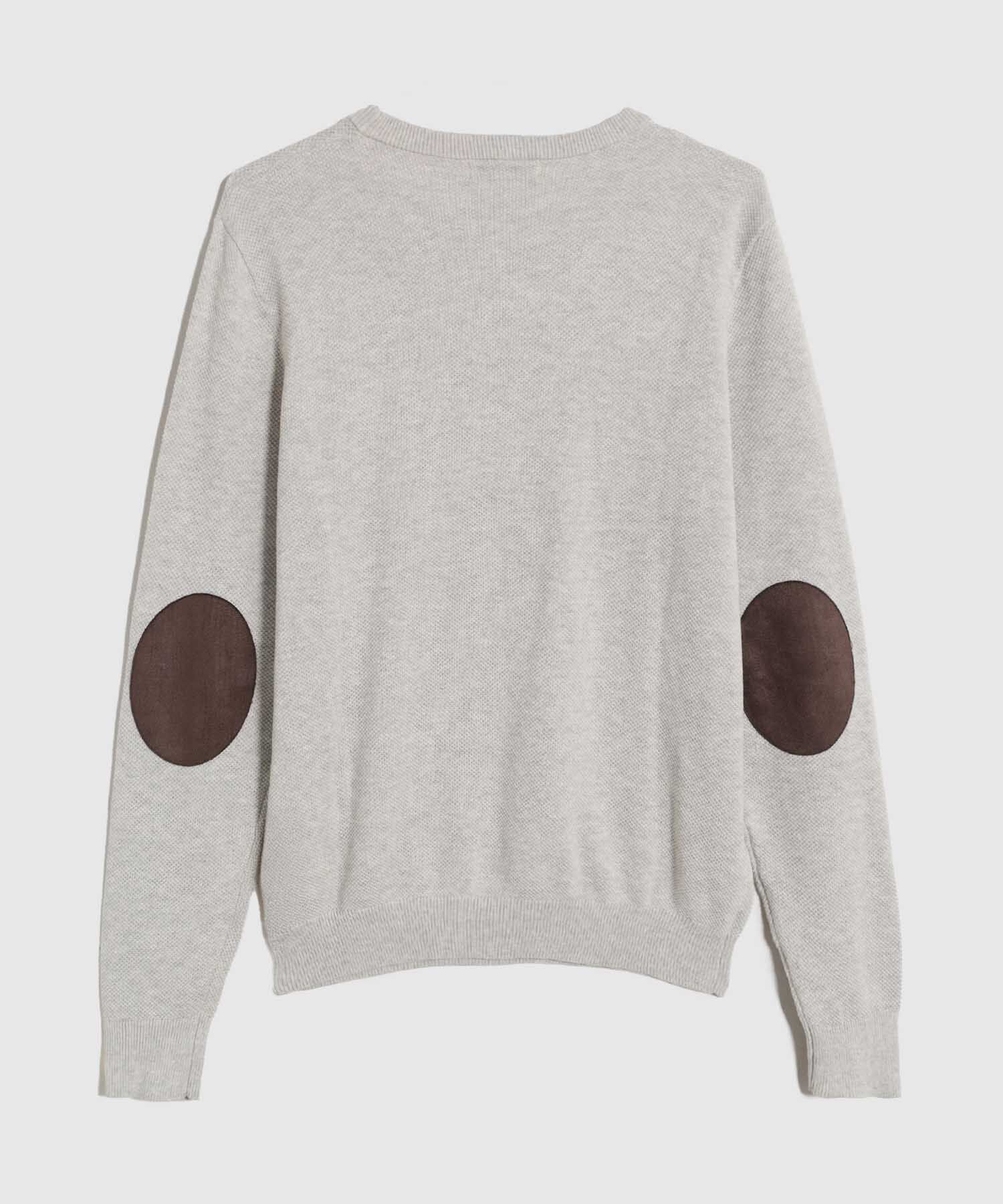 Buzo de Tejido con Textura y Cuello Redondo Para Hombre