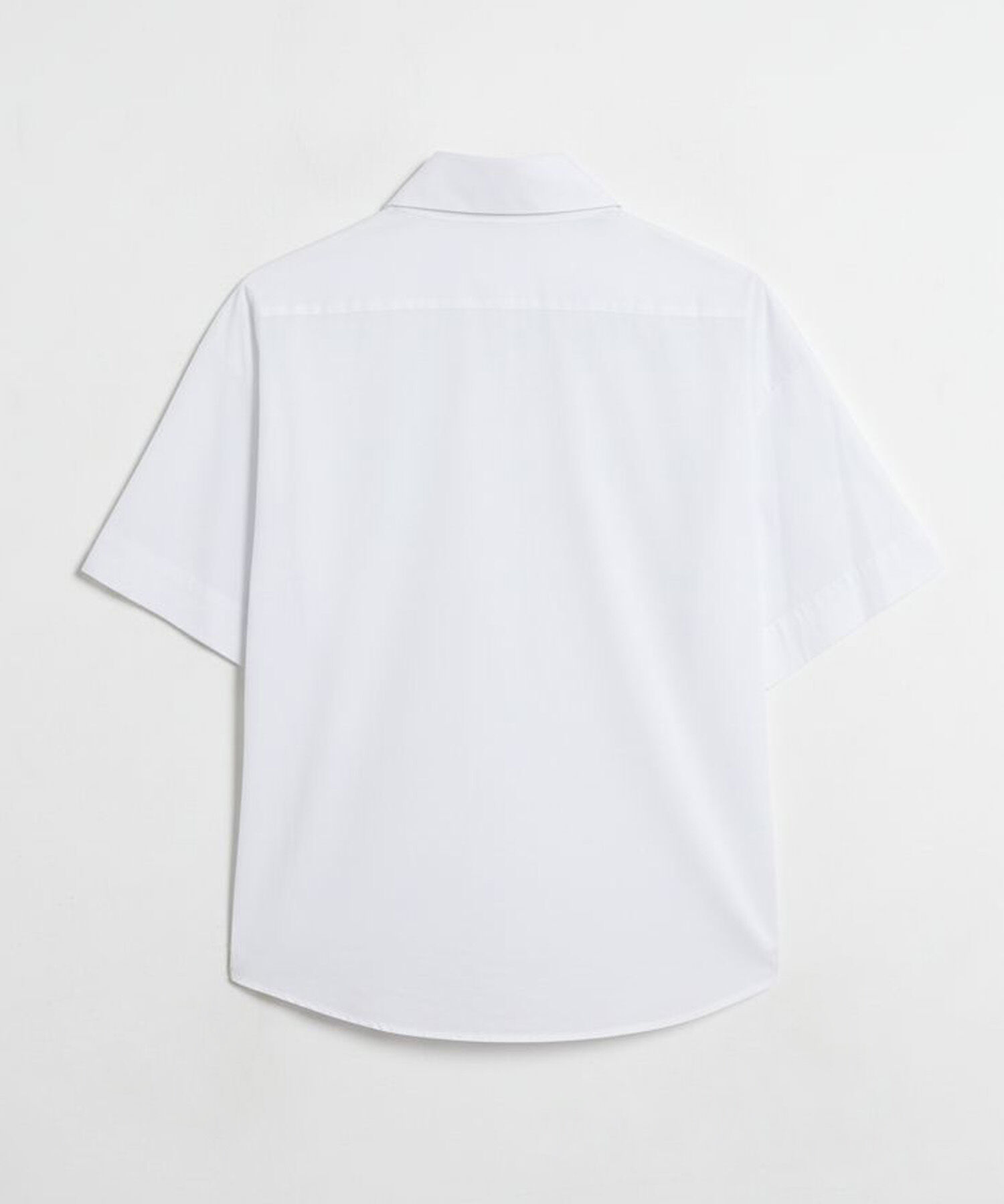 Camisa Mujer Manga Corta Cuello Con Pedrería