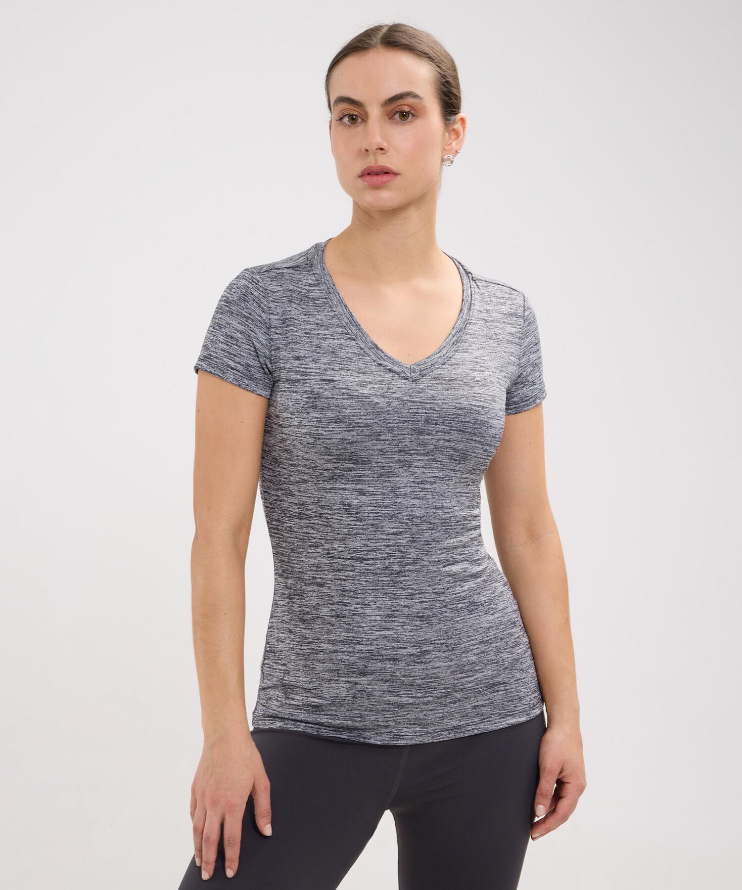 Camiseta Deportiva Jaspeada