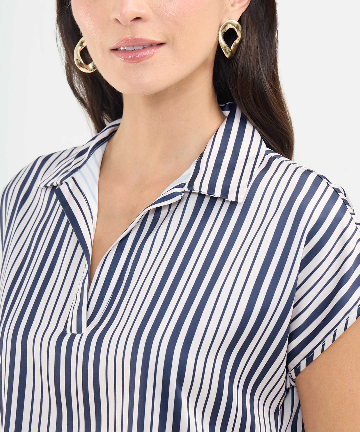Blusa Satinada Estampada