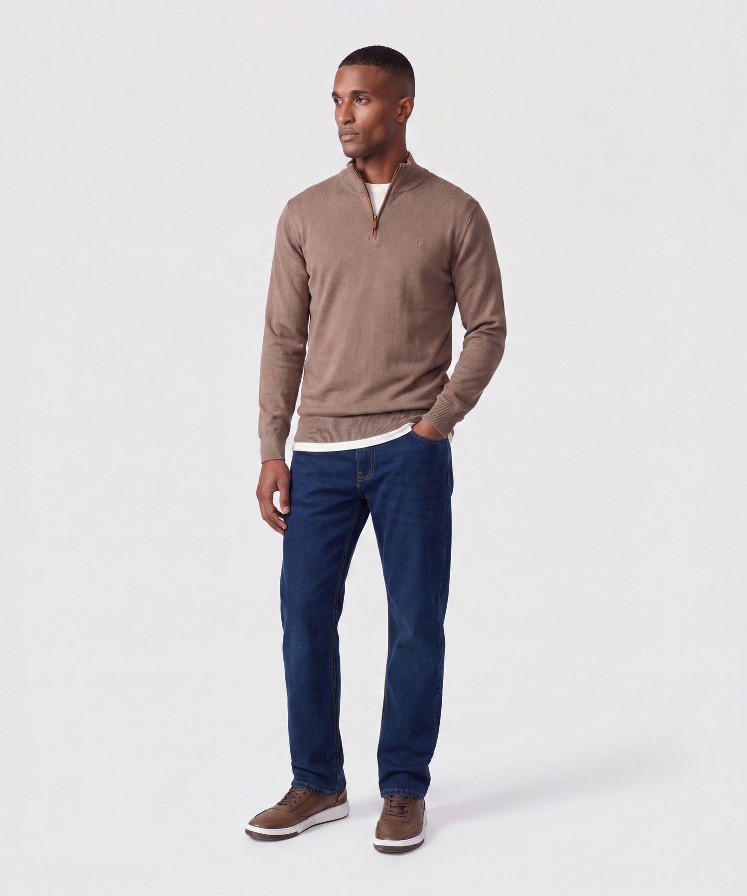 Jeans Cl&aacute;sico de Corte Recto Para Hombre