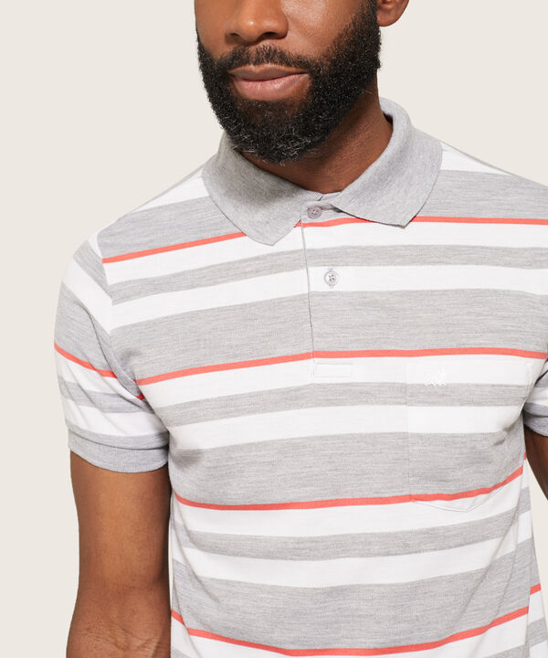 Polo Manga Corta a Rayas image number null