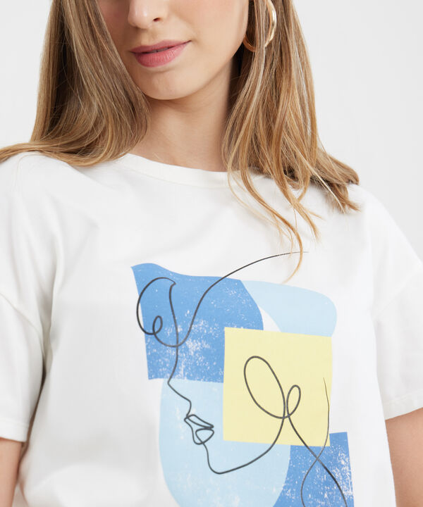 Camiseta Manga Corta Corrida Con Screen En Frente