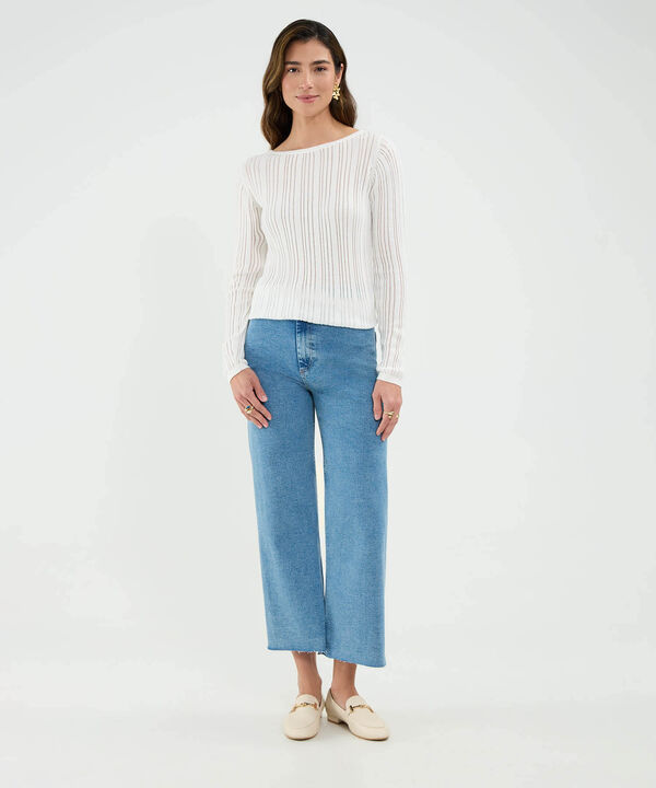 Jeans Culotte Tono Claro image number null