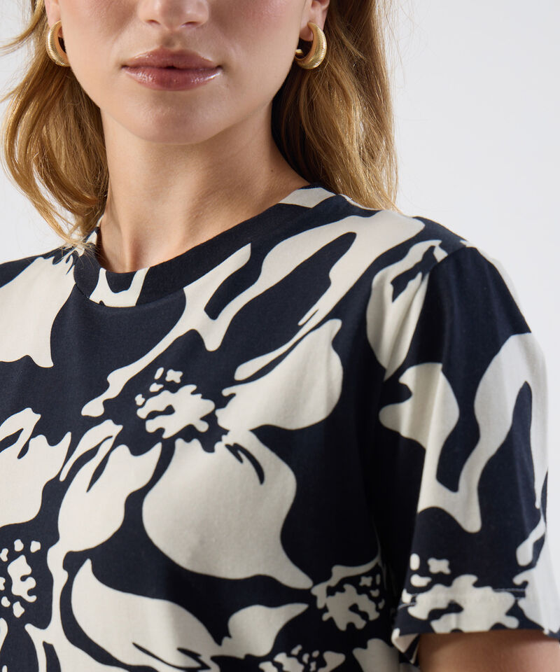 Camiseta Silueta Recta Para Mujer