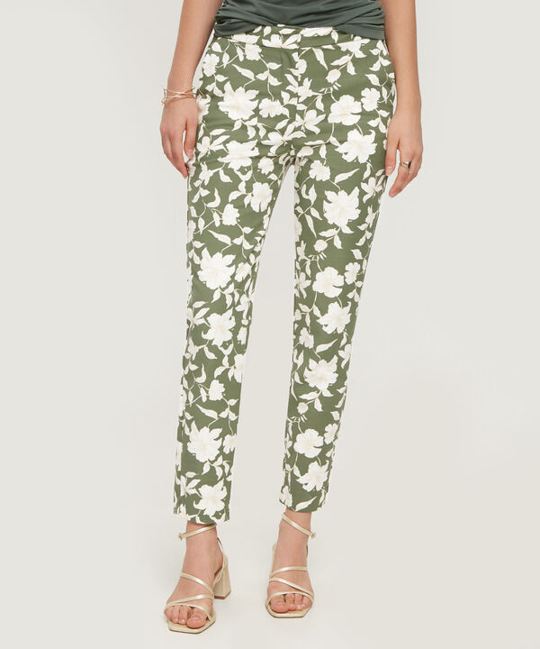 Pantalón Clásico Estampado image number null