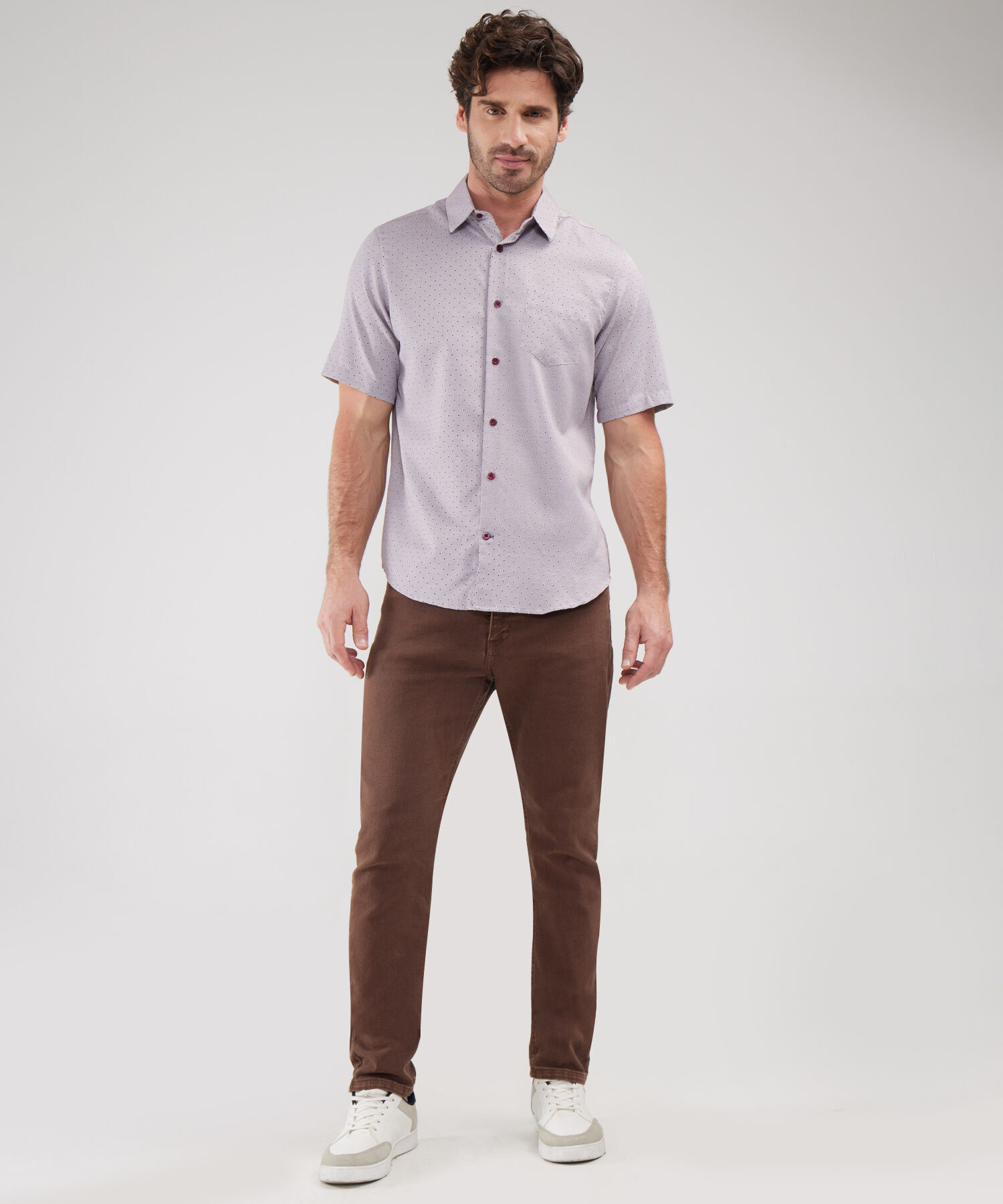 Camisa Manga Corta Estampada