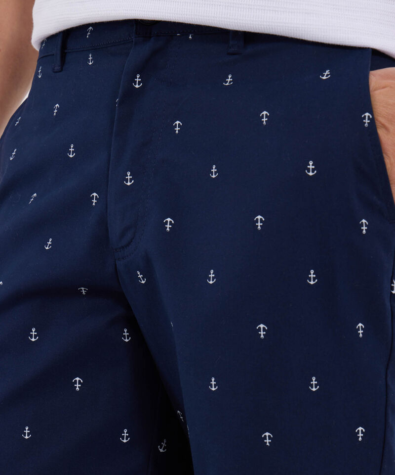 Bermuda Estampada Y Teñido En Prenda