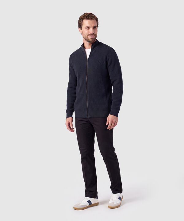 Buzo Cardigan Tejido Con Cierre Para Hombre