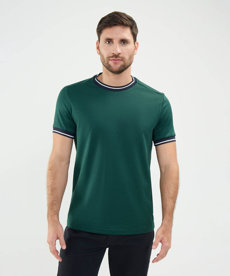 Camiseta Cuello Tejido