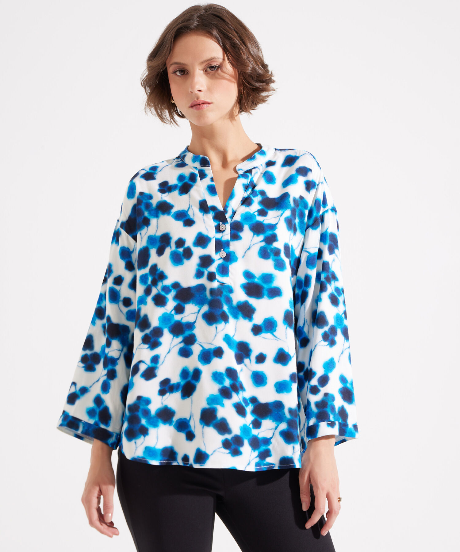 Blusa Manga 3/4 Estampada