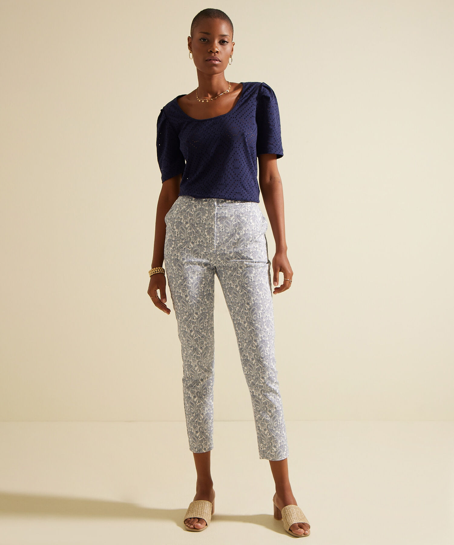 Pantalón Clásico Estampado