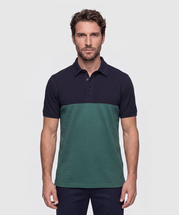Polo Bloques Para Hombre