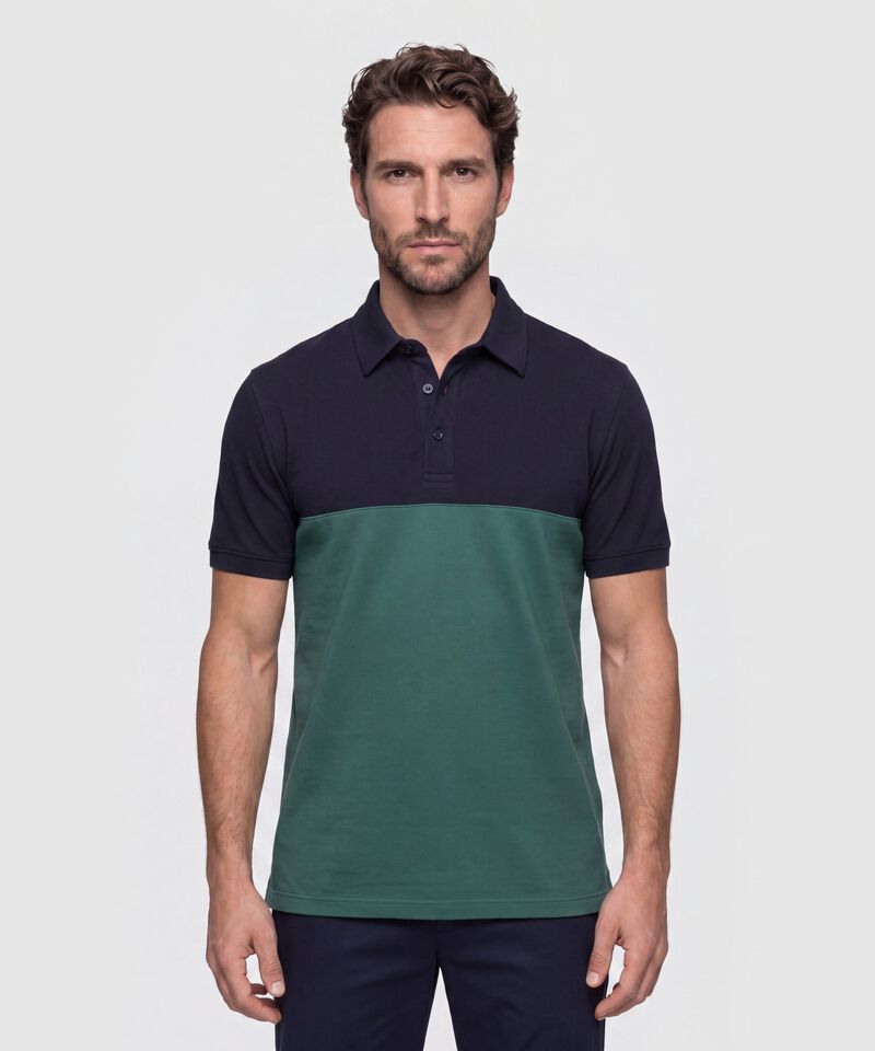 Polo Bloques Para Hombre
