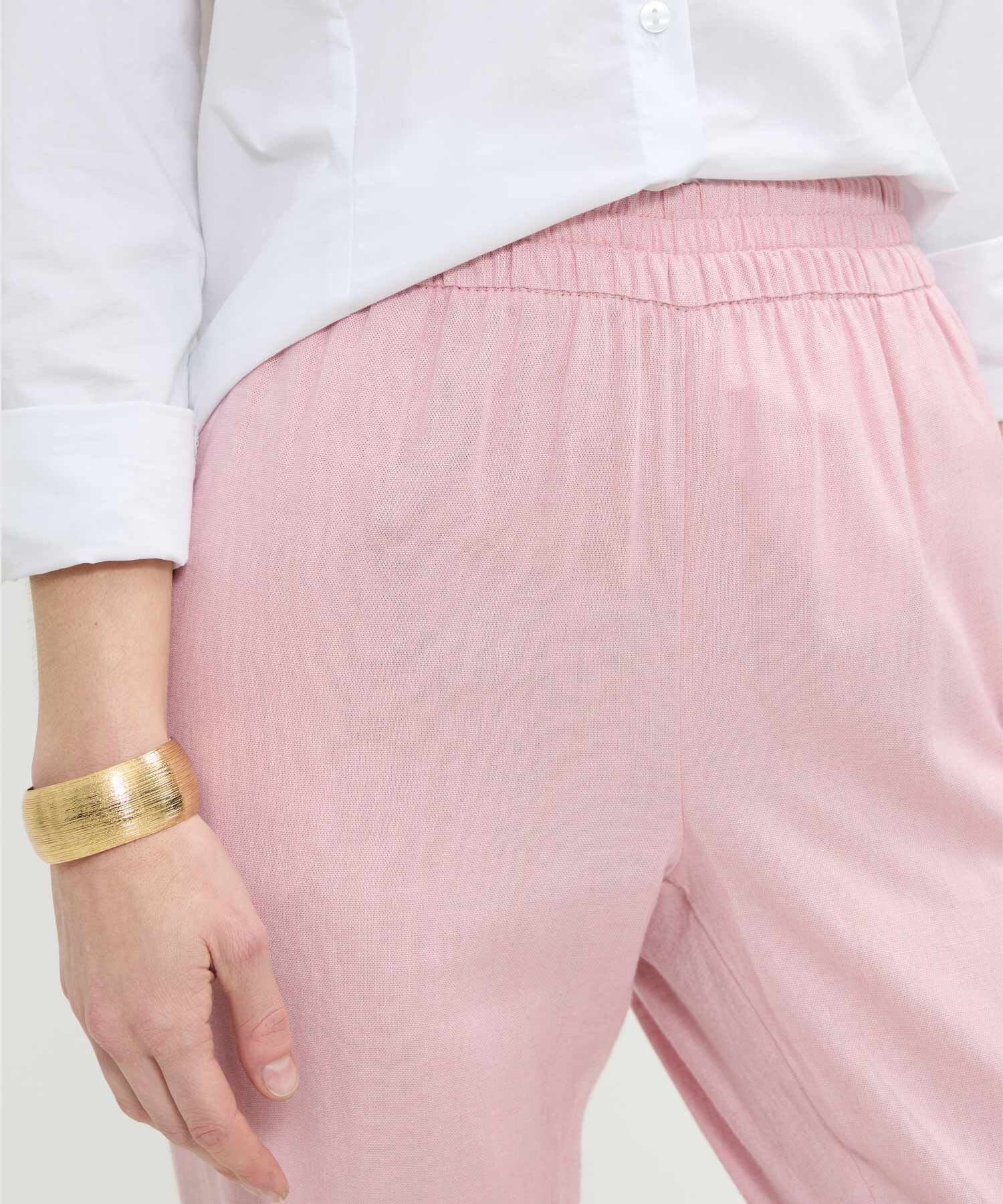 Pantalón en Efecto Lino