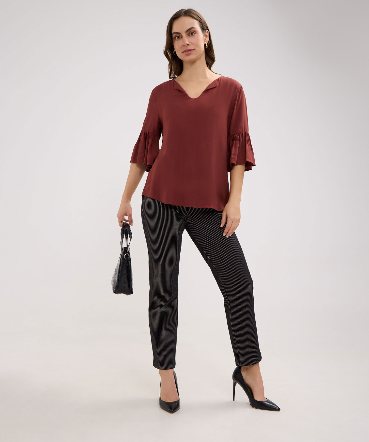 Blusa Escote de Herradura