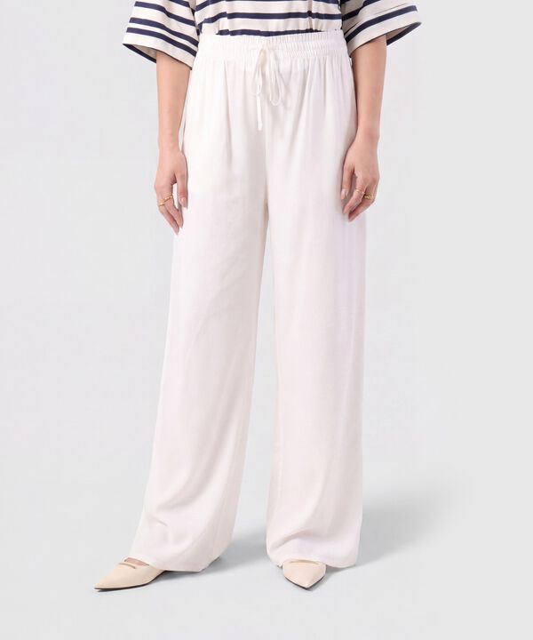 Pantal&oacute;n Fluido con Cord&oacute;n Ajustable Para Mujer