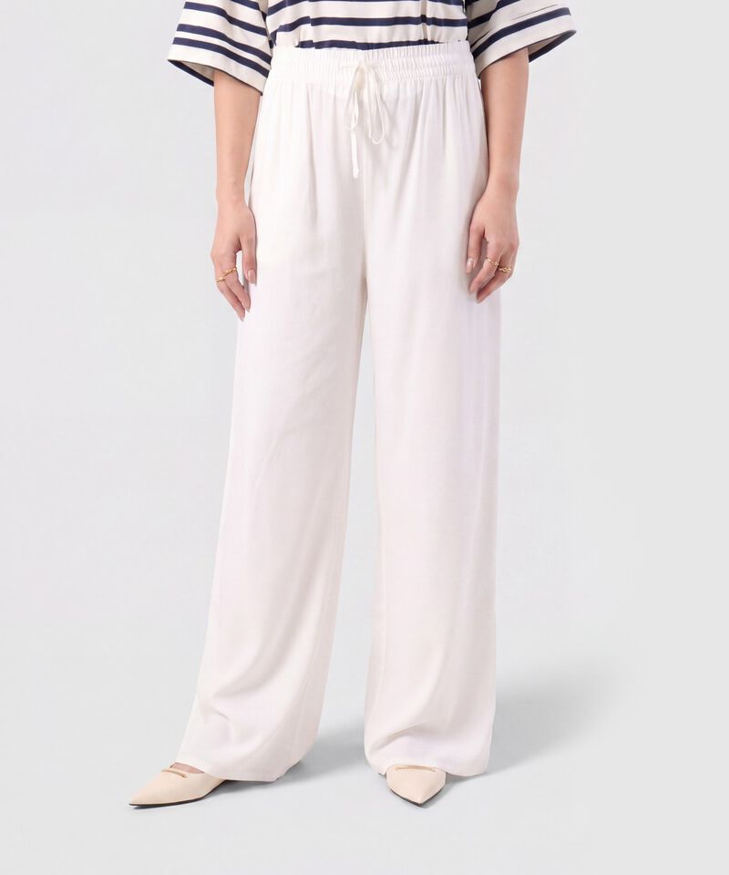 Pantal&oacute;n Fluido con Cord&oacute;n Ajustable Para Mujer