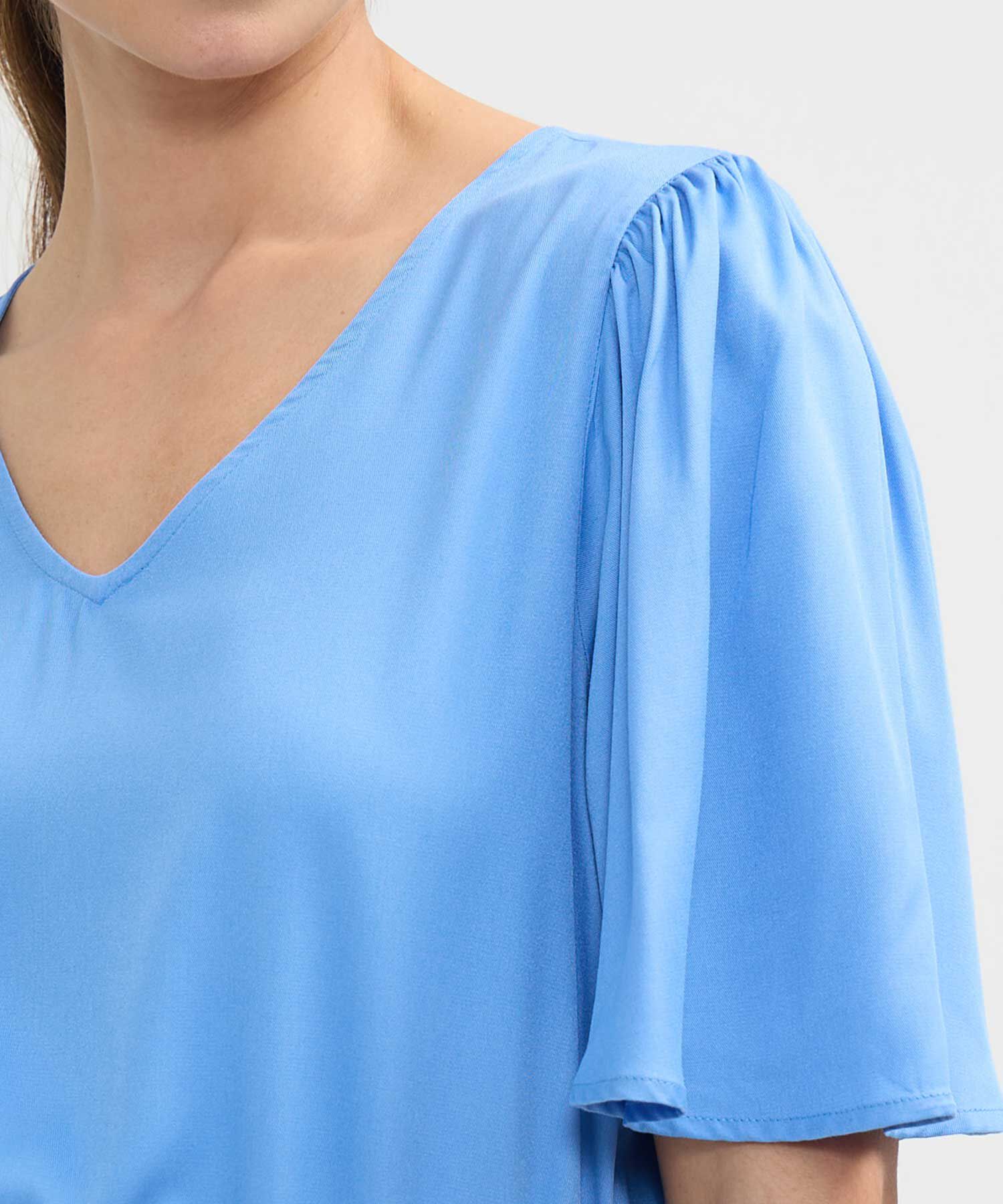 Blusa Manga Acampanada