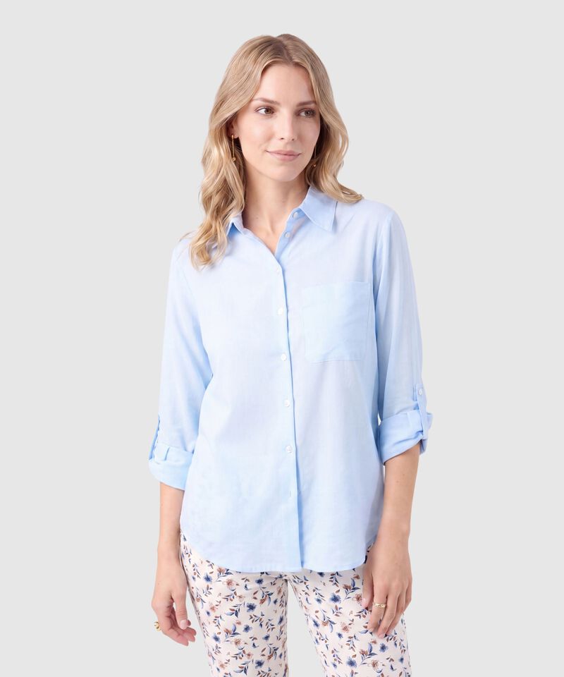 Blusa De Mujer Con Bolsillo