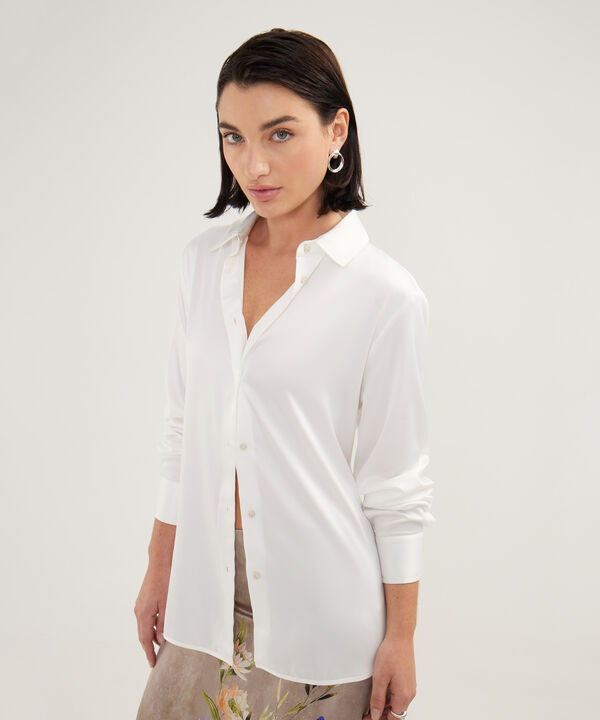Camisa Manga Larga En Satin image number null