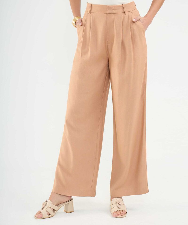 Pantalón en Efecto Lino