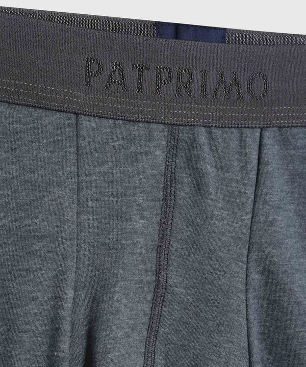 B&oacute;xer Ajustado Con El&aacute;stico Contramarcado Hombre