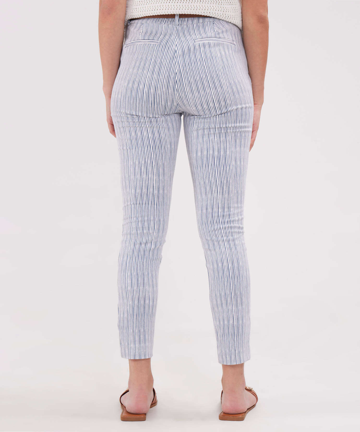 Pantalon Chino Estampado  Con Cinturon